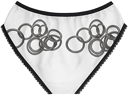 Black Rubber Seals Panties, Black Rubber Seals Underwear, Briefs, Cotton Briefs, Funny Underwear, Panties For Women