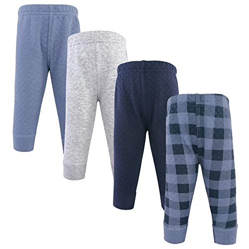 Hudson Baby Calça jogger acolchoada para bebês meninas, pacote co...