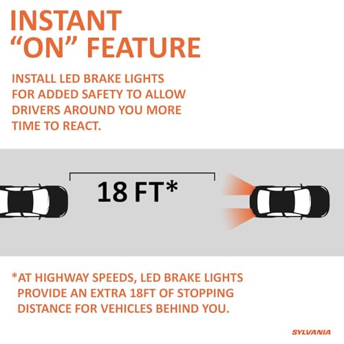image for SYLVANIA - 3157 ZEVO LED Amber Bulb - Bright LED Bulb, Ideal for Park 