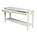 IC International Concepts Spencer Server Extended Length Console Table, Versatile Design for Dining Room, Hallway, or Entryway - Unfinished