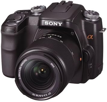 Sony Alpha 100 Digital SLR Camera Zoom Lens Kit Black DSLRA100K/B