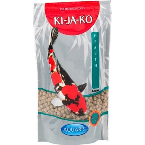 Ki-Ja-Ko Health Alimento Per Koi 1Kg/ 6 Mm, Per Sostenere Il Sistema Immunitario, Con Sapore Di Grano