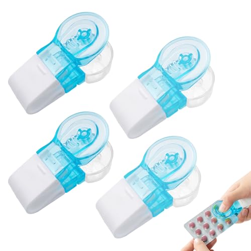 Pill Pusher,4Pcs Pill Popper for Blister Packs,Portable Pill Taker Remover,Blister Pack Opener,Easy to Take Pills Out and Tablet Dispenser Tool for Elderly, Travel, Arthritis Patients