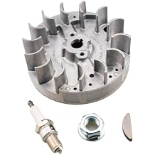 JJing Flywheel 590544 Compatible with Briggs & Stratton 08P502 093J02 09P602 09P702 Series Engine and MTD Poulan Walk Behind Mower with These Engine