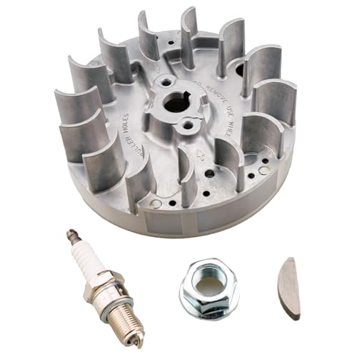 JJing Flywheel 590544 Compatible with Briggs & Stratton 08P502 093J02 09P602 09P702 Series Engine and MTD Poulan Walk Behind Mower with These Engine
