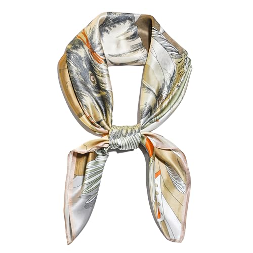 Silk Scarf for Women 100% Mulberry Medium 35" x 35" Gift Packed2