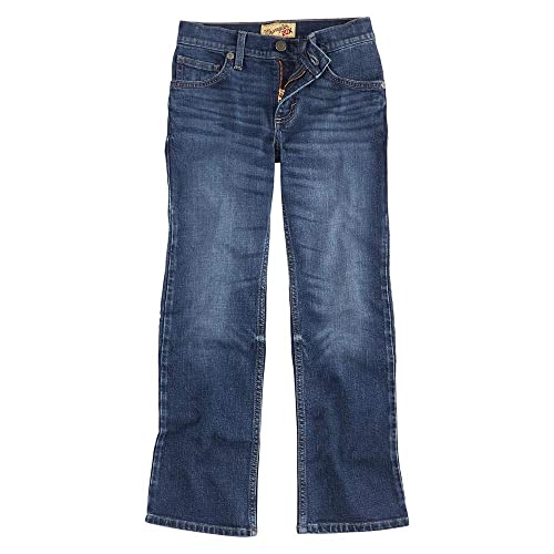 Wrangler Boys 112318417 Boys 42 Vintage Bazine Wash Bootcut Jeans 6S Denim2