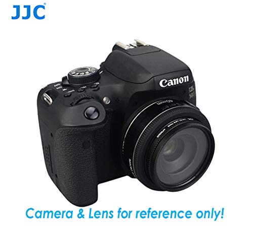 JJC LH-52 Metal Lens Hood para Canon EF 40mm f/2.8 STM, EF-S 24mm f/2.8 STM y EF-M 18-55mm f/3.5-5.6 IS STM, reemplaza Canon ES-52 miniatura 3