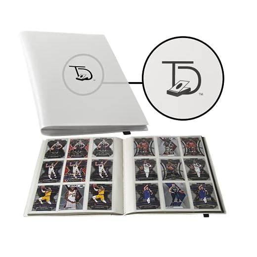 TopDeck 500 Card Pocket Folder Pro | 9 Pocket Trading Cards Album | Side Load Sleeves | Pokemon/MTG/Yugioh/TCG Folder | Trading & Sports Holder | (White)