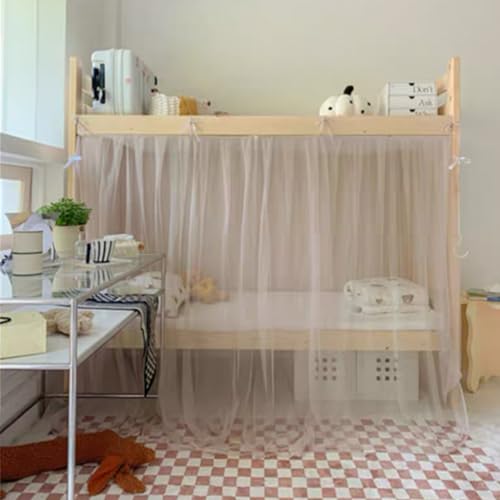 Zanzariera per letto a castello, rete resistente per letti matrimoniali/matrimoniali, ideale per la decorazione della camera da letto degli studenti e la protezione contro gli insetti