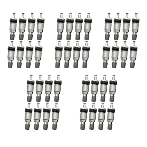 Vannes de pneu TPMS pour rouler serein en vacances, kit de 40 tiges de valve en alliage tubeless