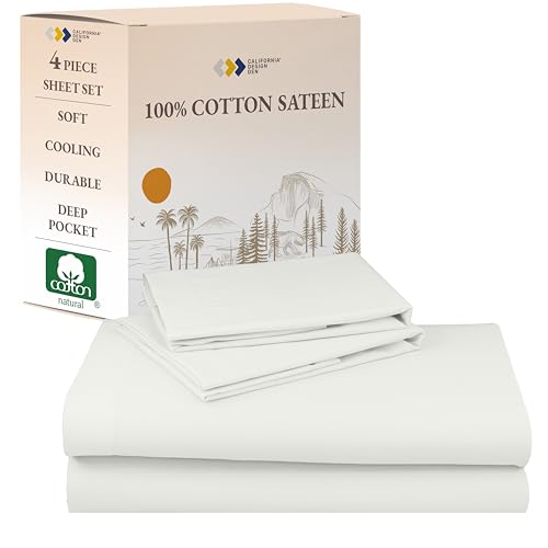 California Design Den Deep Pocket Queen Sheets Set...
