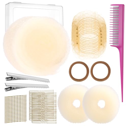 Hair Sponge for Updos Volume Bumps Insert Hair Bun Maker Kit Hair Padding for Updos