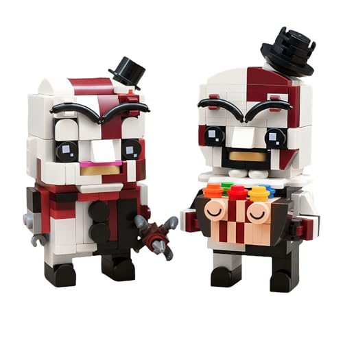 Art The Clown Building Blocks Set, Horror Figures 2 Pack, Compatible with Lego 853792 Accessory, Terrify Movie Model for Adult Fans & Teens, Birthday, Collectible Gift