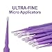 16,000 Pcs Dental Micro Applicators Brushes by Vastmed | Disposable Microbrush Applicators Microswabs for Eyelash Extensions - White