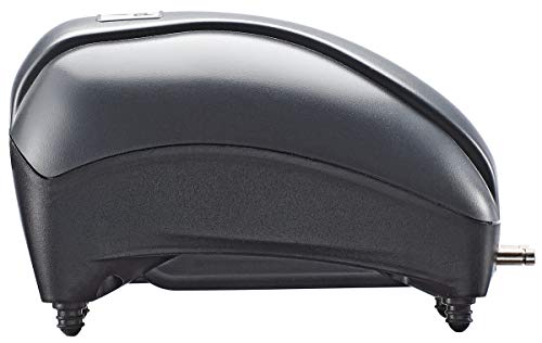 Pontec PondoAir Set 200 - Luftpumpen-Set zur Sauerstoffversorgung von Flora und Fauna / Teichbelüfter für den Einsatz an Teichen bis 2.000 l, Schwarz