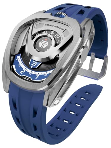 Image of Tsar Bomba Reactor Series Automatic Watch + Bezel Set | Futuristic Multi-Dial Time Display | Asymmetrical Case