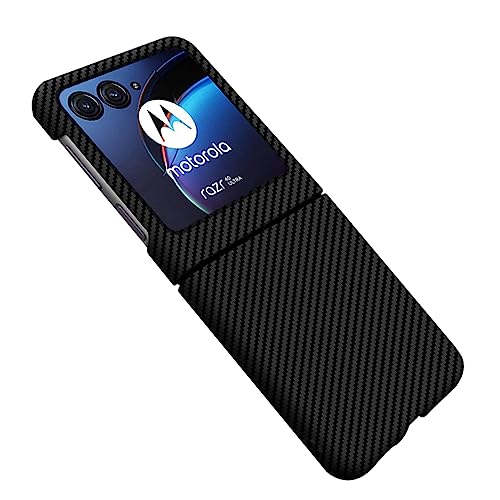 Coque Motorola Razr 40 rigide en vraie fibre de carbone style premium et design ultra fin