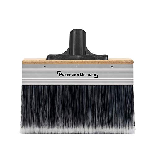 Precision Defined Deck Stain Brush, Large 7-Inch Limewash Brush, Deck Applicator for Paints, Wood and Fence with Threaded Extension Pole, Staining Tools