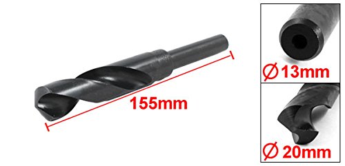 Miniatura 2 de uxcell broca de torsión HSS del diámetro de la punta de 65.6 ft m herramienta recta del agujero de perforación de la caña del 12"