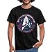 Spreadshirt Star Trek Discovery Abzeichen Sternenflotte Männer T-Shirt, 3XL, Schwarz