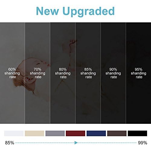 Image of RYB HOME Room Darkening Curtain for Sliding Glass Door, Thermal Insulated&Privacy Drape for Basement /Media Room, Extra Wide Room Divider Curtain, Window Treatment, Cream Beige, W100 x L108, 1 Panel