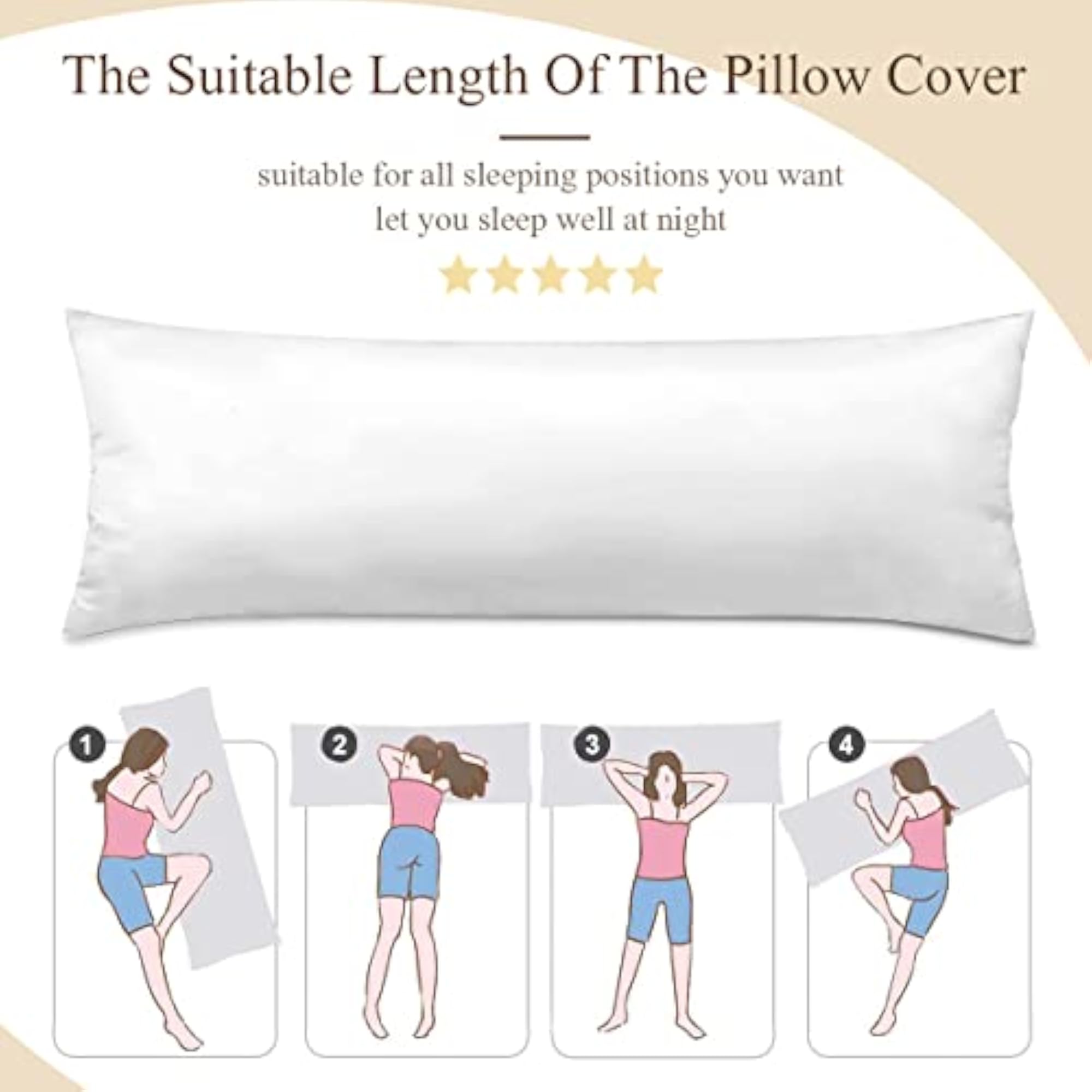 Personalized Body Pillow Case Custom Photo Pillow Cover