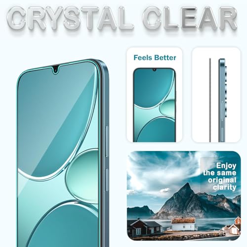 Image of Tempered Glass Screen Protector Compatible for realme narzo 100 Lite 5G with Edge to Edge Coverage and Easy Installation Kit