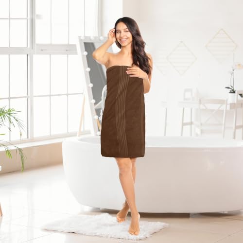 Image of Utopia Towels Luxurious Bath Towels Set, 27x54 in, 4 Pack, Soft, Dark Brown