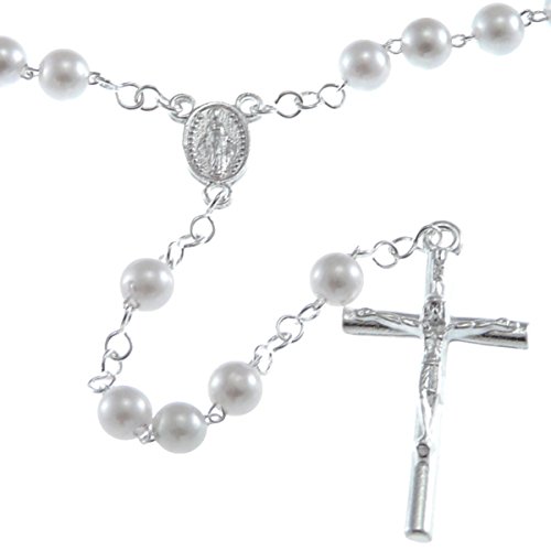 Rosario de perlas de 6mm de imitación