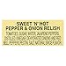 Dickinson's Relish, Pepper Onion, 8.75-Ounce (Pack of 6)