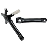 ディズナ(DIXNA) ラ・クランクアームセット 157.5 BK ブラック 157.5