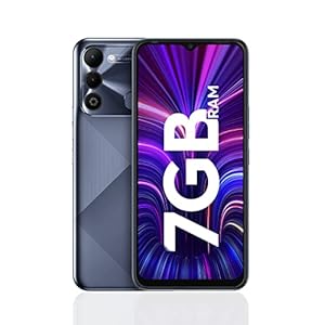 TECNO Spark 9 (Infinity Black, 4GB RAM,64GB Storage) | 7GB Expandable RAM | Helio G37 Gaming Processor