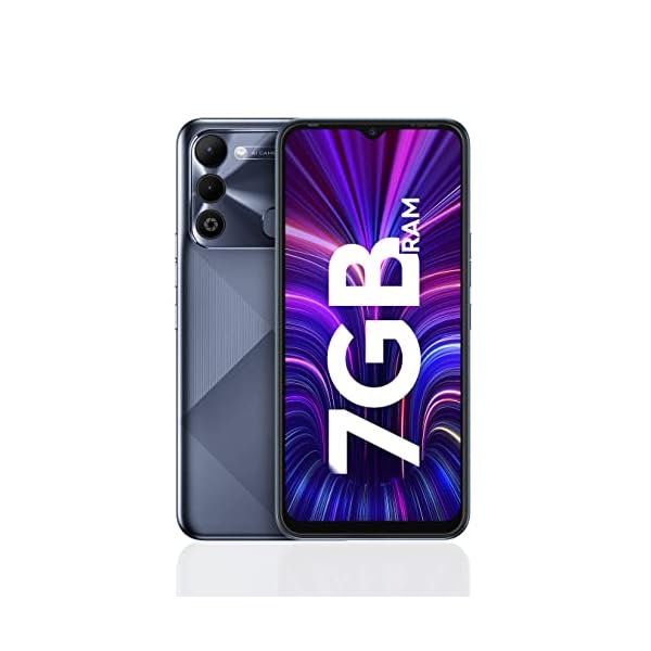 TECNO Spark 9 (Infinity Black, 4GB RAM,64GB Storage) | 7GB Expandable RAM | Helio G37 Gaming Processor