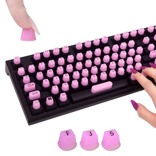 130 adhesivos para teclado ergonómicos para uñas largas miniatura 1