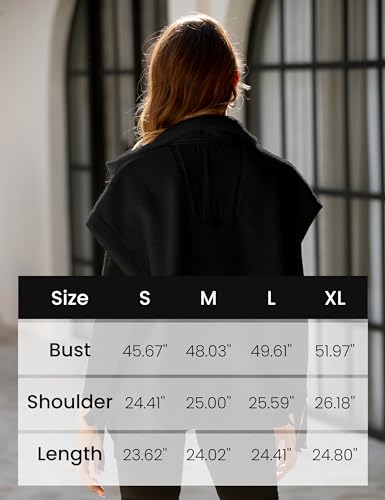Athlisan Womens Fleece Vest Casual Sleeveless Button Down Sherpa Jacket Outerwear With Pockets thumb #4