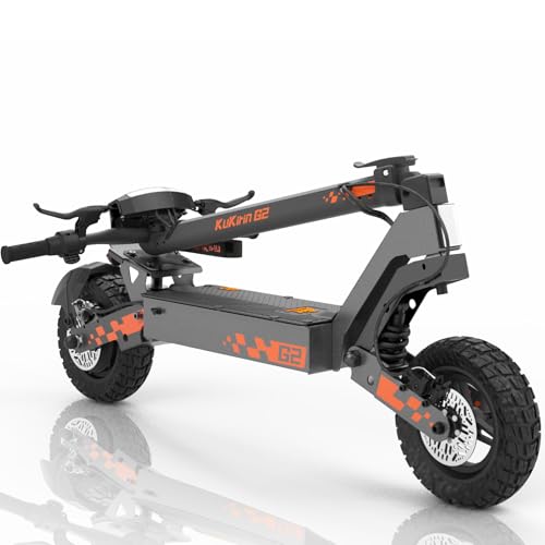 Kukirin Electric Scooter 800W Motor E-Scooter Up to 34 Miles Range Max Top Speed 28 MPH 10 Vacuum Tires Folding Commute Electric Scooter for Adults