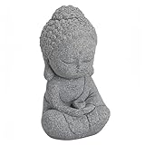 HannaFires Buddha Incense Holder - Sakyamuni Blue Sandstone Burner for Meditation, Office Desk & Home Decor, Lucky Asian Gift