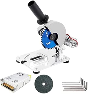 Small Chop Saw 360W 0-45° Angle Cutting Depth & Height Adjustable Mini Table Saw for Hobby Craft