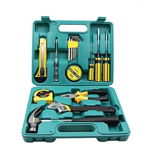 16 in 1 Home Tool Kit Set, Electrical or Other Repair Tool Storage Kit Set for Emergency Uses for Home, Office, Shop Etc.