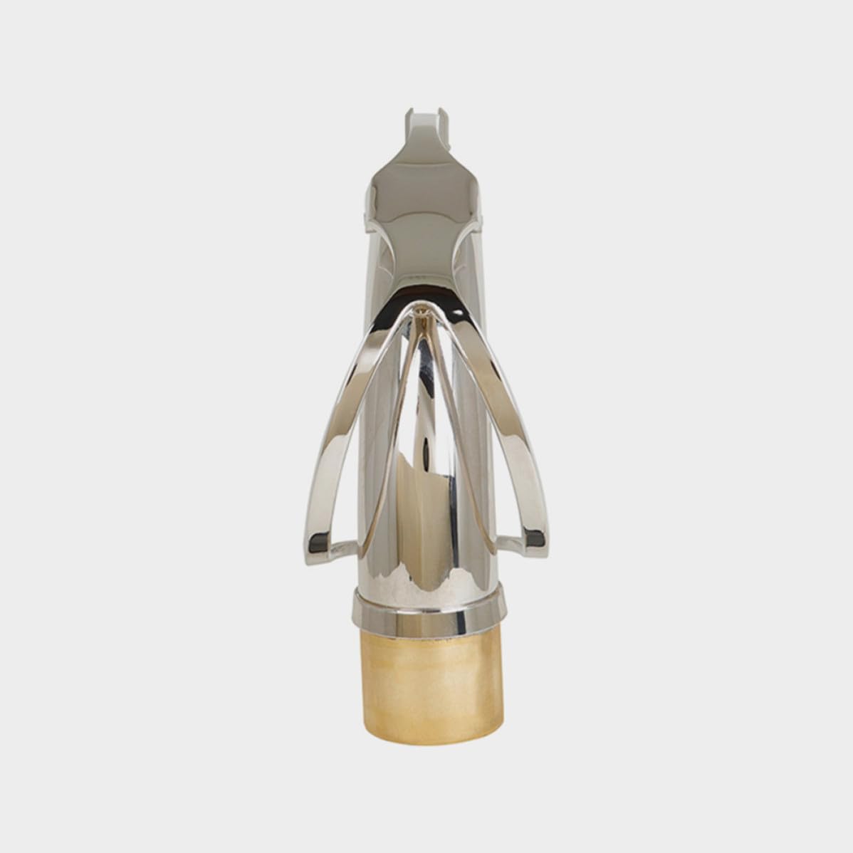 Toddmomy Collo B in Tenore Ottone Curvo per Sassofono Placcato e Argento, Design Ergonomico Facile Installazione, Diametro 27,5 Mm, Accordatura in Si Bemolle