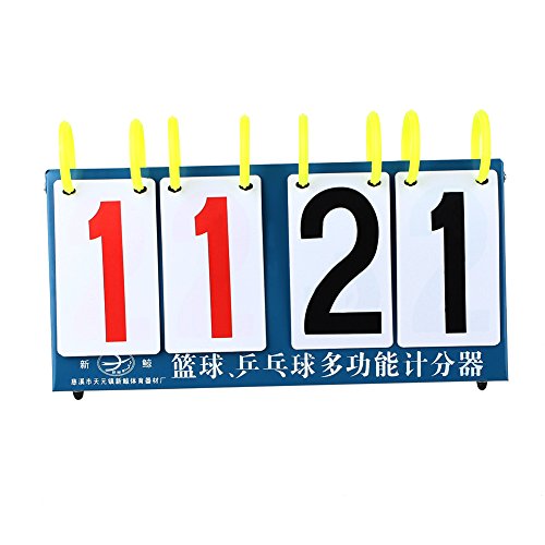 Tableau d'affichage portable compact 2 chiffres pour score et matchs de basket - 3