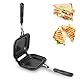 Doppelseitiger Sandwichhersteller, Nicht Stick Kocher Sandwich Toaster Braten Pfanne Toaster Frühstückshersteller Backpan Panini Presse Gegrillte Käsehersteller fürFamilienfrühstücksfrühstücke Camping