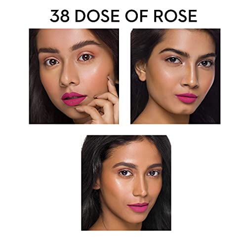 Image of SUGAR Cosmetics Smudge Me Not Liquid Lipsticks for Women | Transferproof & Waterproof | Lasts 12+ Hours | Matte Lipstick | 1.1ml - 38 Dose Of Rose