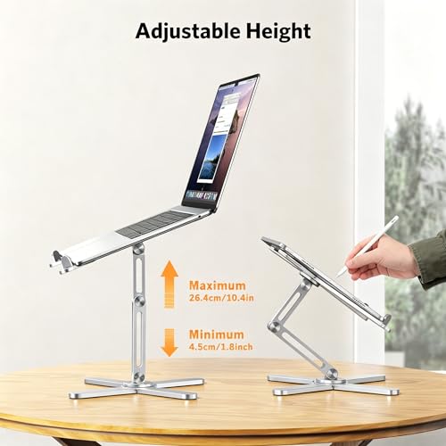 OMOTON LA10 360° Rotating Aluminum Laptop Stand — view 8