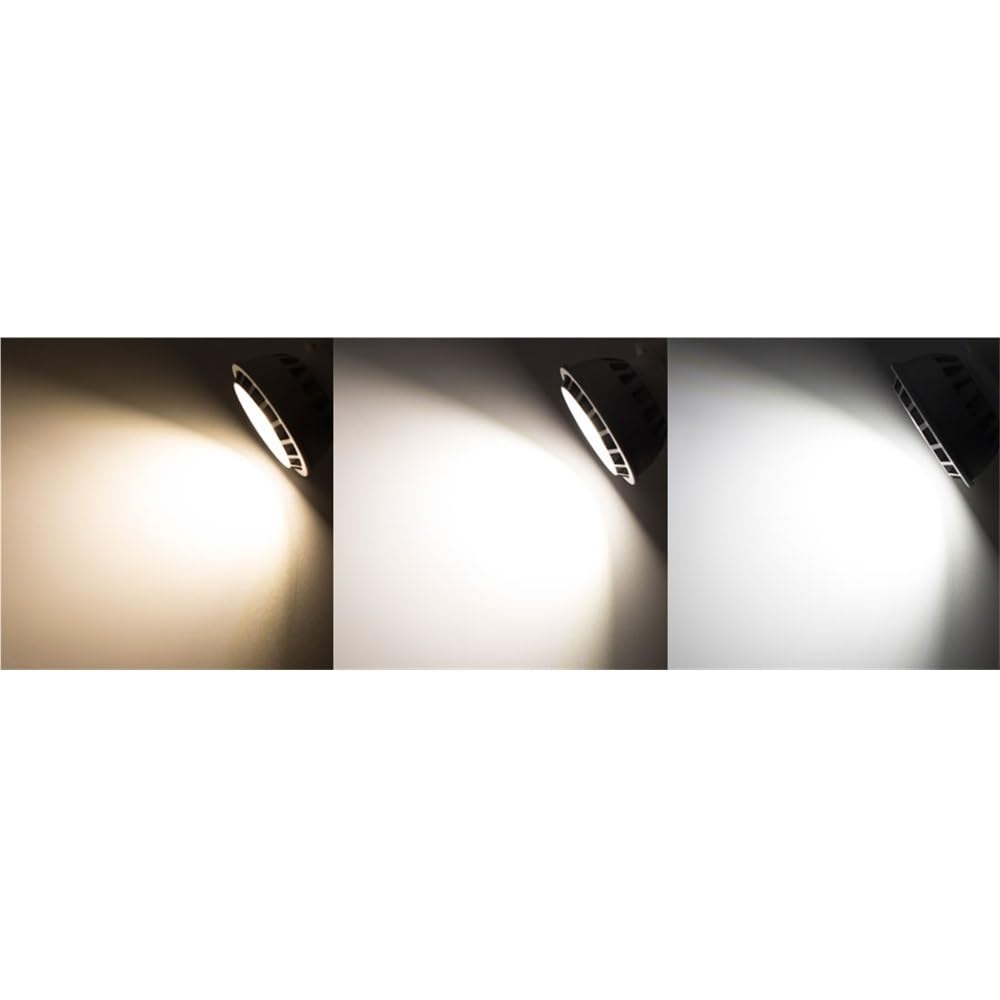 YSJX luces de amplio voltaje, Paquete de 6 focos LED COB CA 85-265 V, E27/GU10, 5 W, no regulables, MR16, CC 12 V(Warm White,GU10 5W AC85-265)
