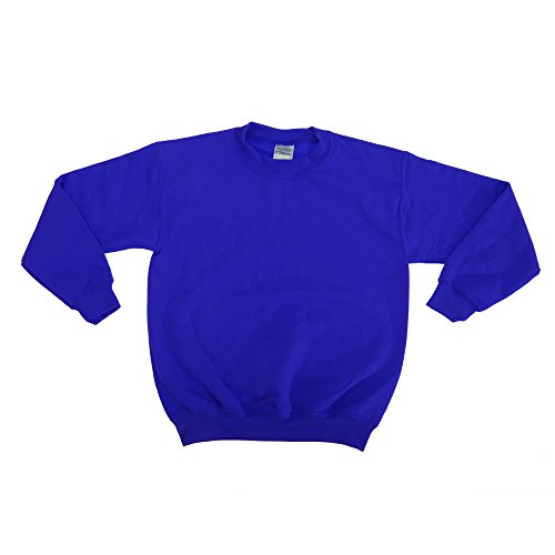Sweatshirt enfant bleu roi Gildan XL idéal pour les journées d'école