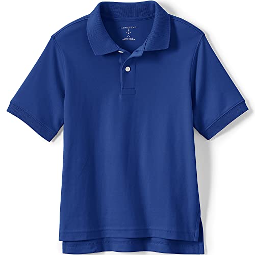 Image of Lands' End School Uniform Kids Short Sleeve Interlock Polo Shirt