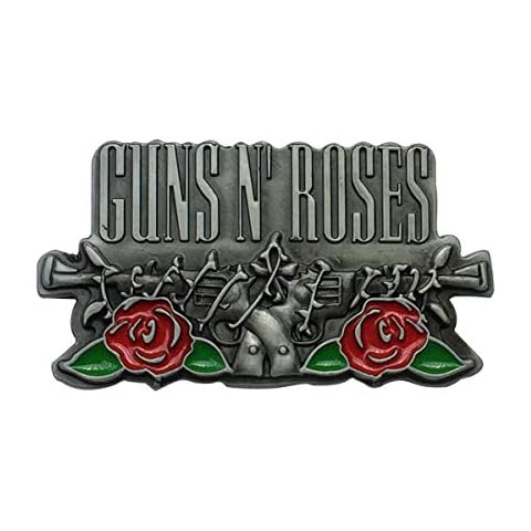 JiuErDP Guns N'Roses Zinc Alloy Belt Buckle Rock Music Belt Buckle Belt Buckles (Color : Guns N' Roses, Size : 1.5in) Cover