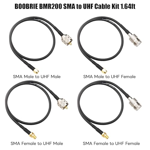 Câble SMA vers UHF faible perte de 0,5m pour une transmission sans interférence